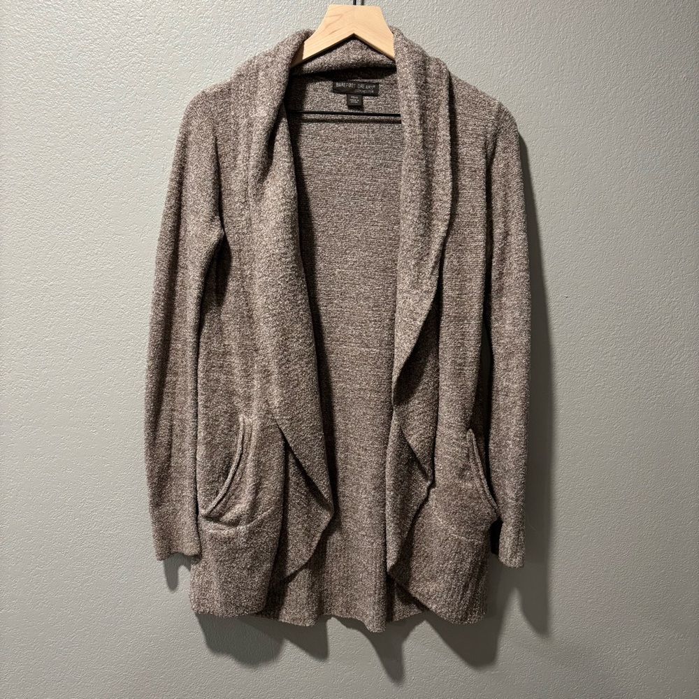 Barefoot Dreams Tan Cardigan -Read description